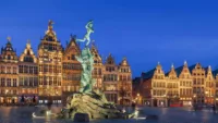Antwerp at night