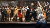 Solo tourist Rijksmuseum in Amsterdam