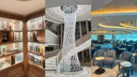 Some of the interiors on Oceania Allura | Credit: Kaye Holland
