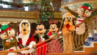 Christmas aboard Disney Cruise Line Credit Kent Phillips