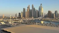 View of Dubai Marina from Dubai Harbour