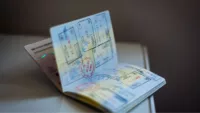 Stamped passport