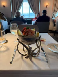 Shrimps on the rock at The Catch by Rudy on Discovery Princess
