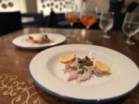 Sabatini's vitello tonnato on Discovery Princess