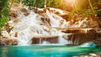 Dunns River Falls in Jamaica