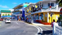 George Towns colourful buildings