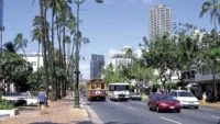 Traffic in Honolulu is not always this free flowing