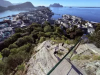View from the top of Mount Aksla, Alesund