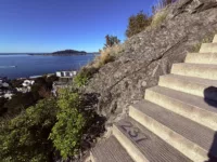 The numbered steps of Mount Aksla (Alesund)