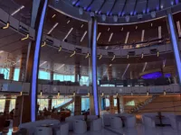 The Sphere allows natural light to stream into the Piazza (Star Princess)