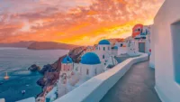 Santorini in shoulder season image