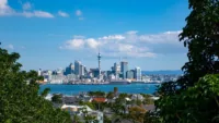 Auckland, New Zealand, during the Austral summer