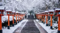 Kyoto in the snow