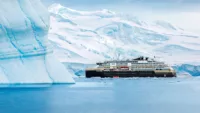 HX Ship Credit Antarctica Fournier Bay MS Roald Amundsen HX 45973 Photo Ted Gatlin JPG