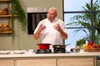 Marc Fosh cooking up a storm