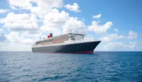 At sea