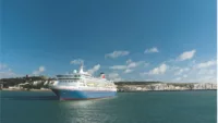 Fred Olsen ship in Dover Credit