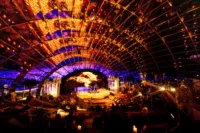 The Dome turns into an entertainment venue at night | Credit: Princess Cruises