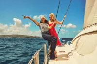 Virgin Voyages' Caribbean Shore Things programme includes a number of boat trips | Credit: Virgin Voyages