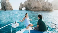 Small ship cruise canva