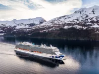 Royal Princess sailing near Anchorage | Credit: Princess Cruises