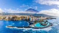 Puerto de la Cruz in background Teide volcano Tenerife Credit Shutterstock