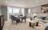 The Owner Suite's Living Room on Oceania Aurelia