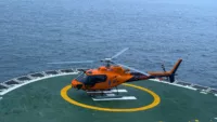 Chopper aboard Le Commandant Charcot