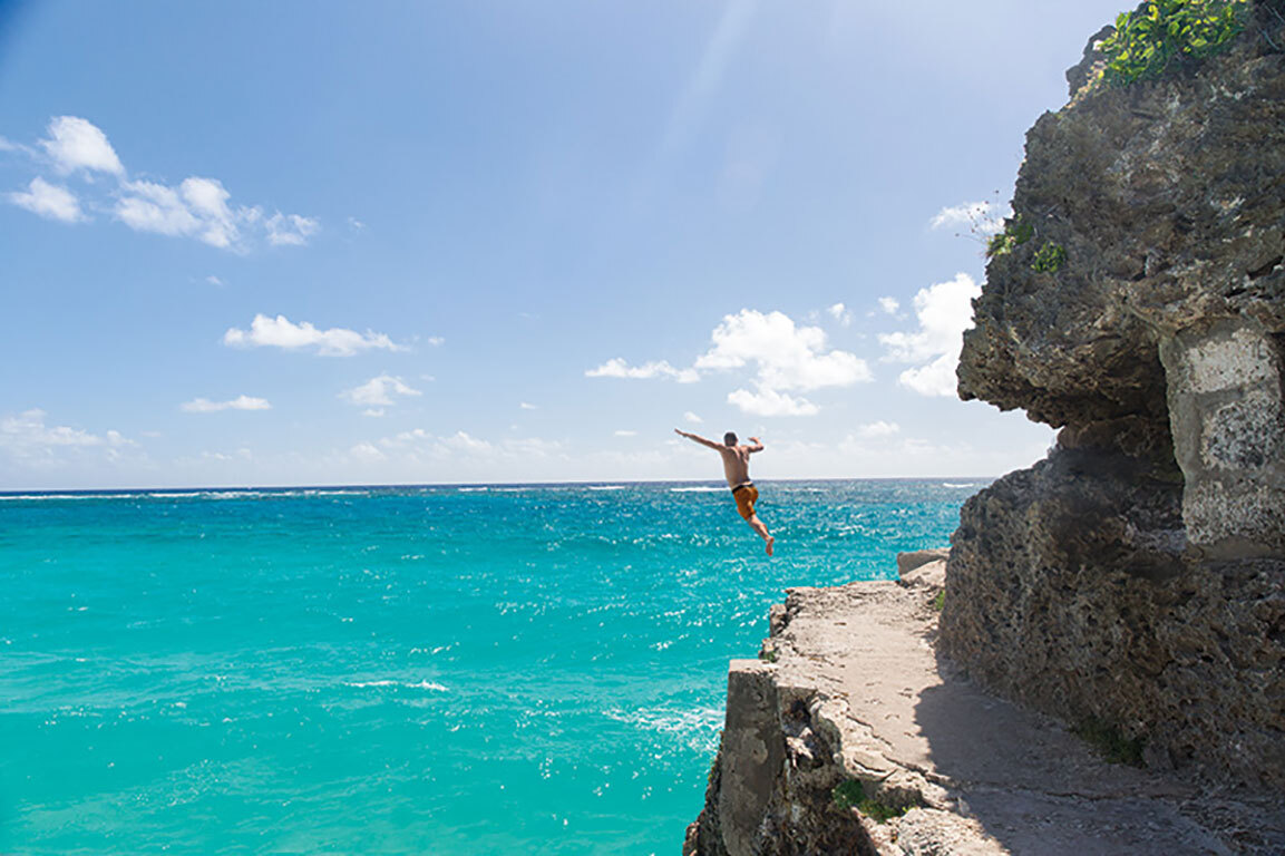 Barbados cliff