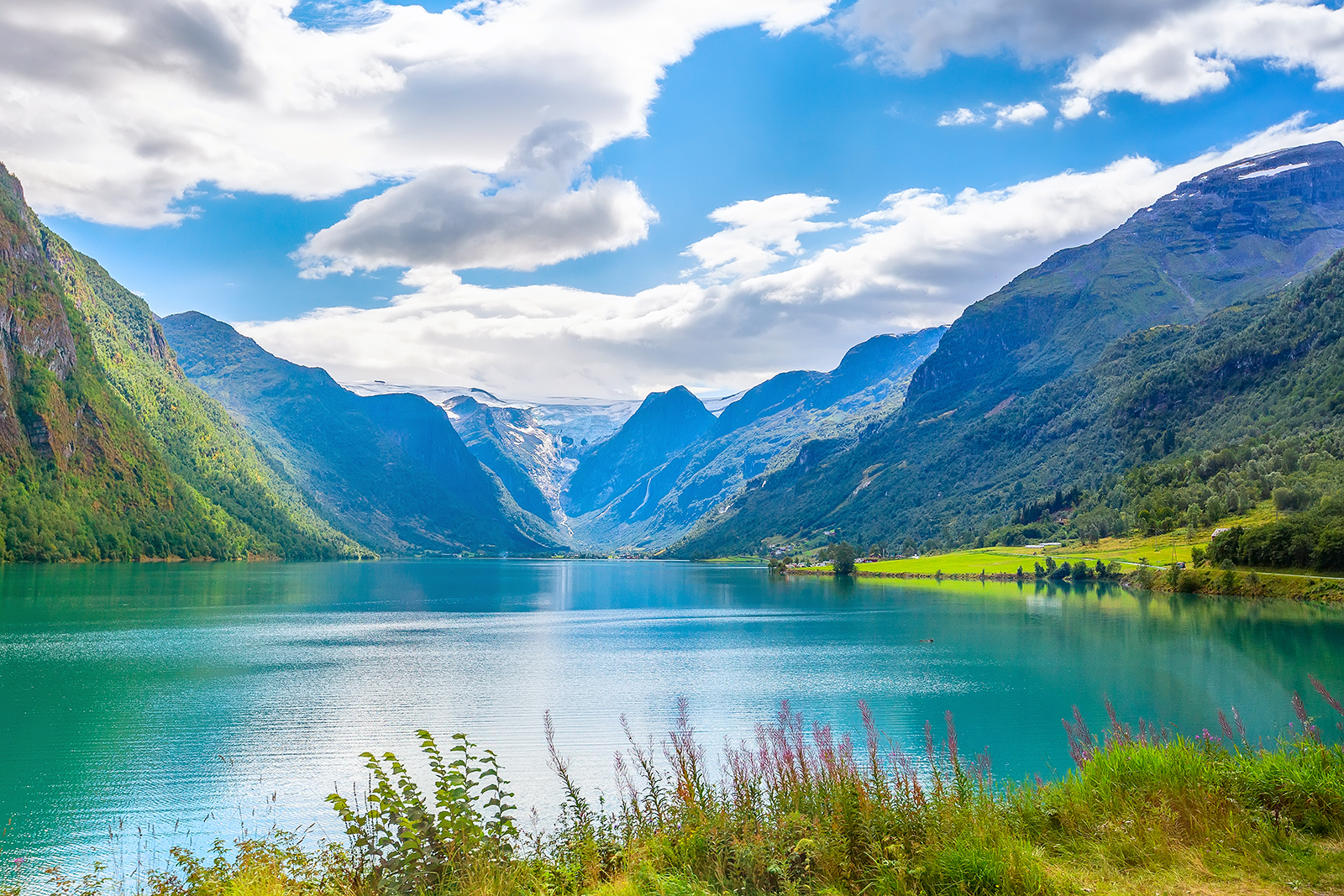 Explore the natural beauty of Norway, home to the majestic fjords, on a cruise
