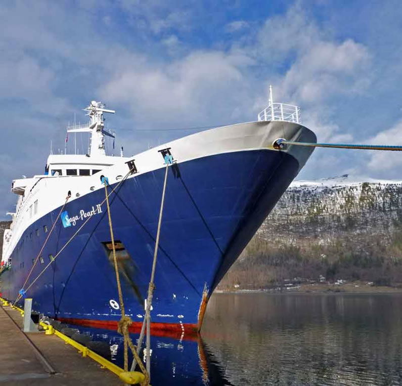 Saga Pearl II in Andalsnes