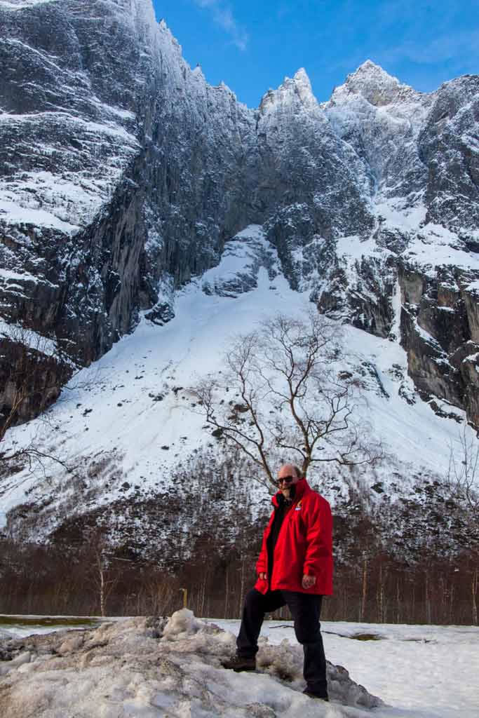 Yours truly at the Troll Wall