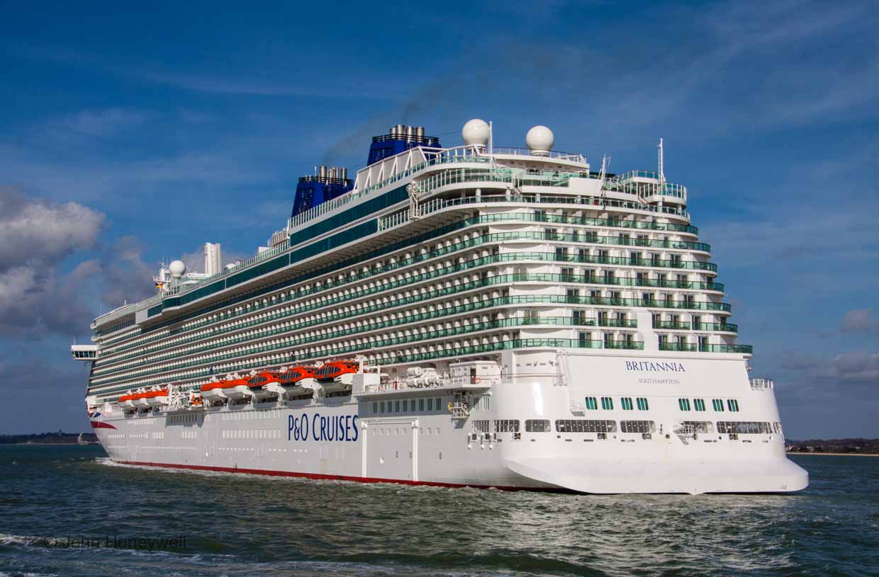 stern of cruise ship