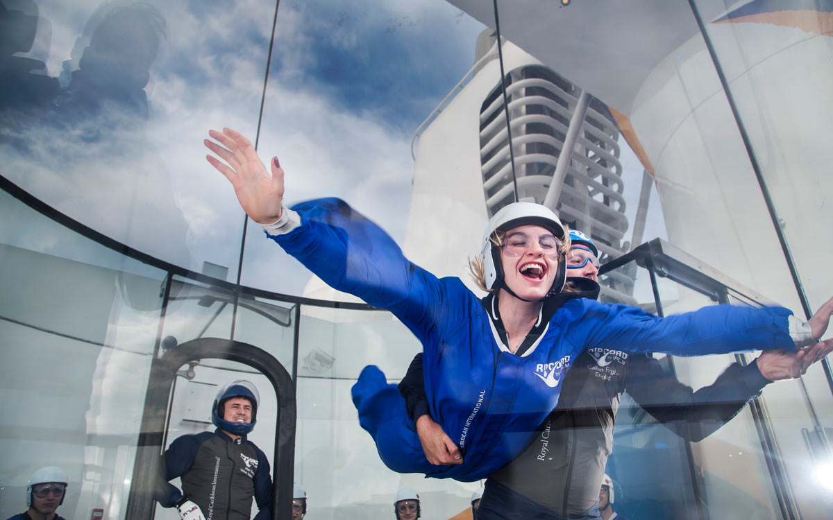 Skydiving on Anthem of the Seas