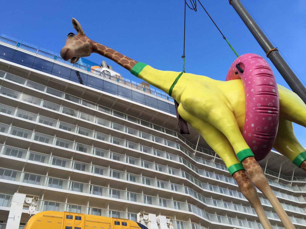 Anthem of the Seas giraffe