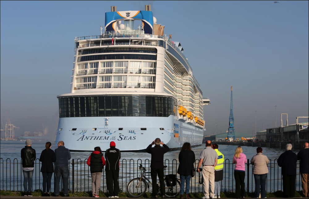 Anthem of the Seas arrives in Southampton