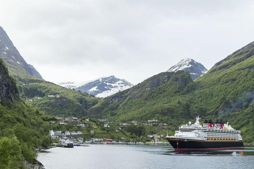 Disney Magic in Geiranger, Norway