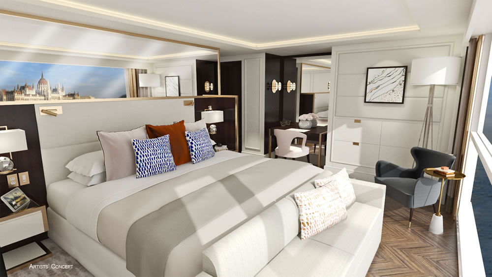 Crystal River Cruises Suite