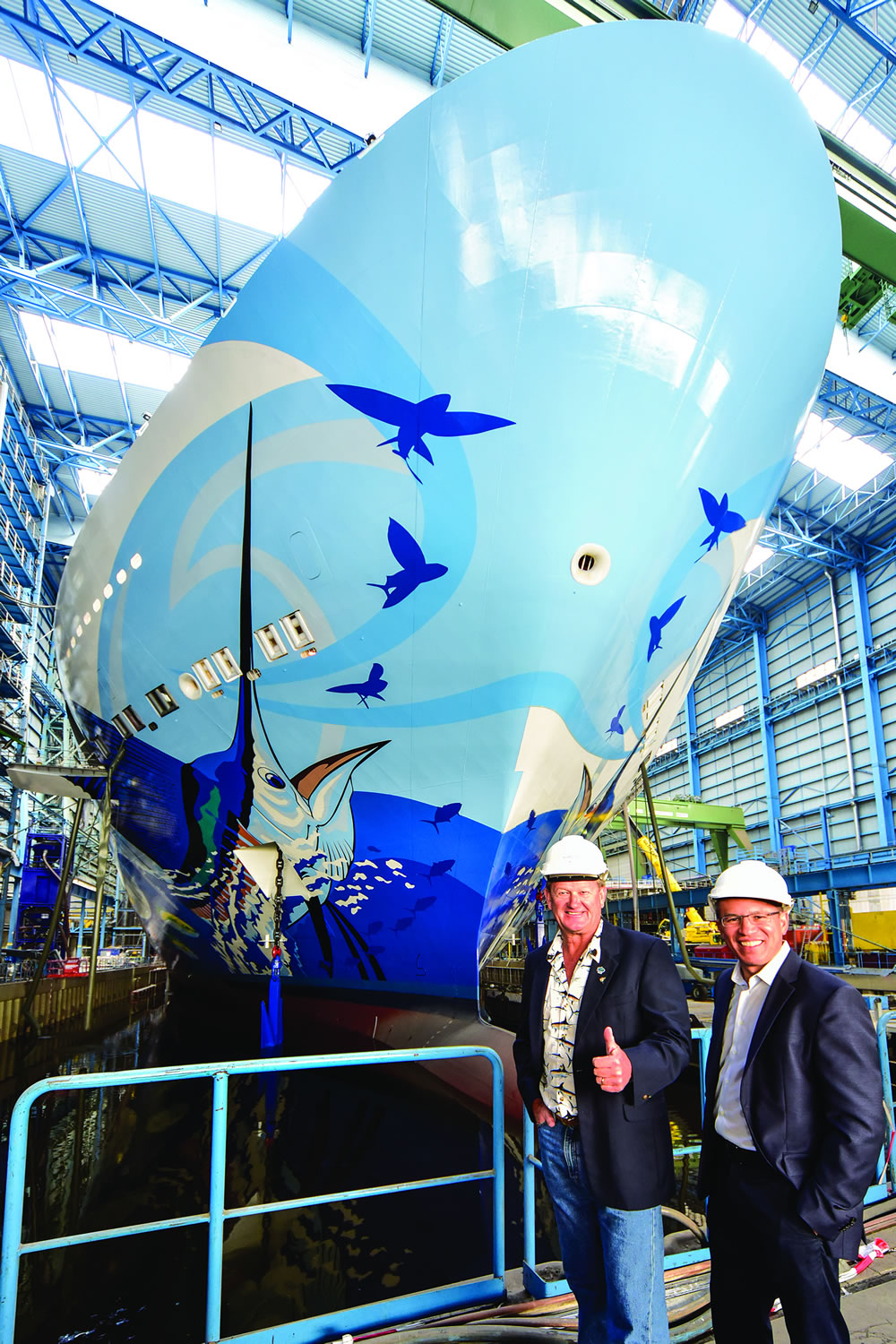 Guy Harvey artwork on Norwegian Escape