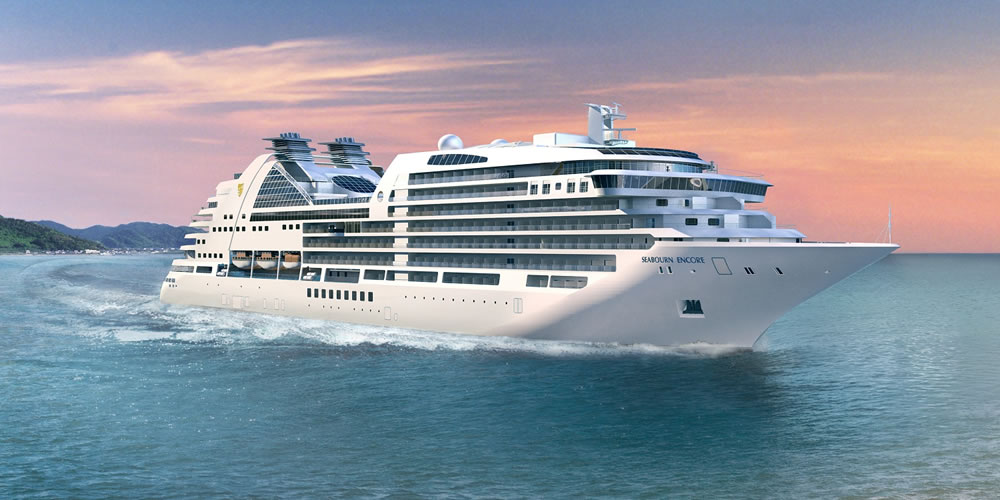 Seabourn Encore Exterior Rendering