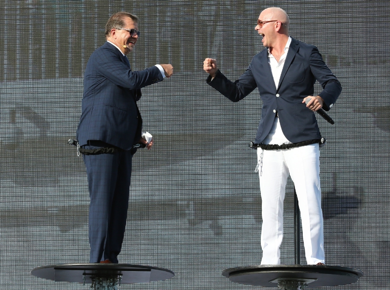 Frank Del Rio and Pitbull