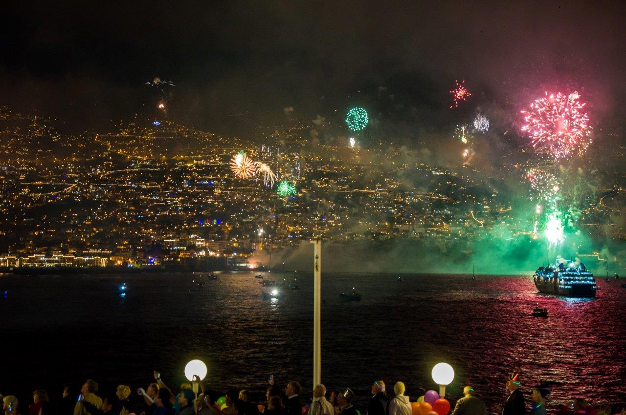 Funchal, Madeira, fireworks 2015