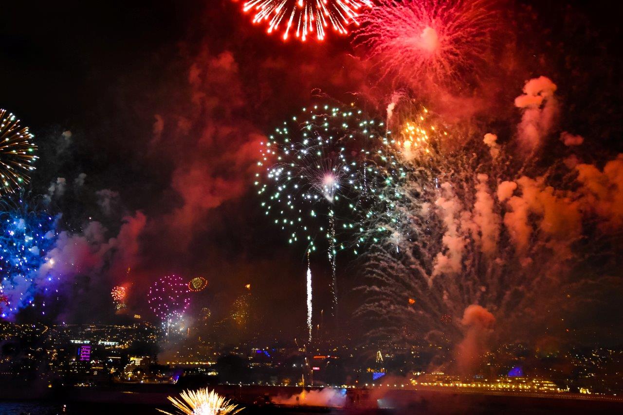 Funchal, Madeira, fireworks 2015