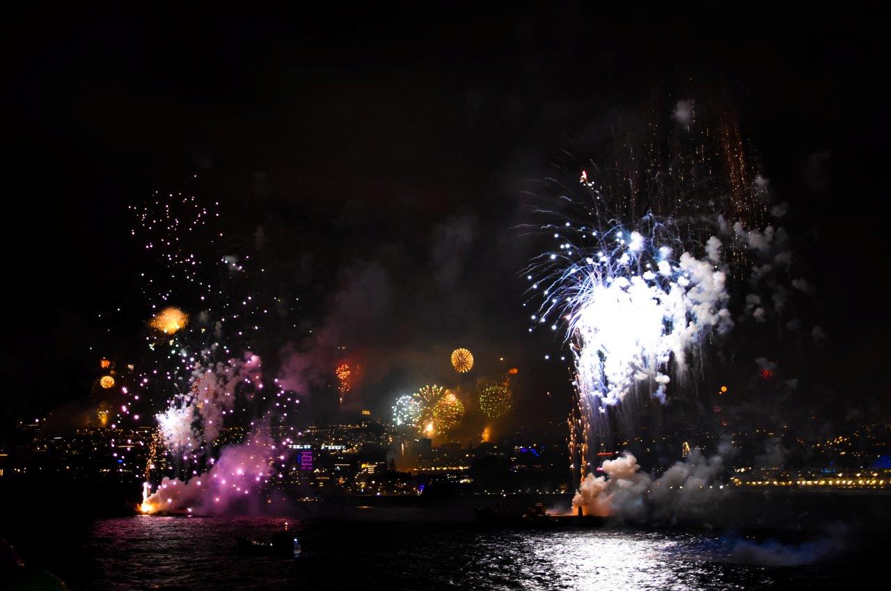 Funchal, Madeira, fireworks 2015