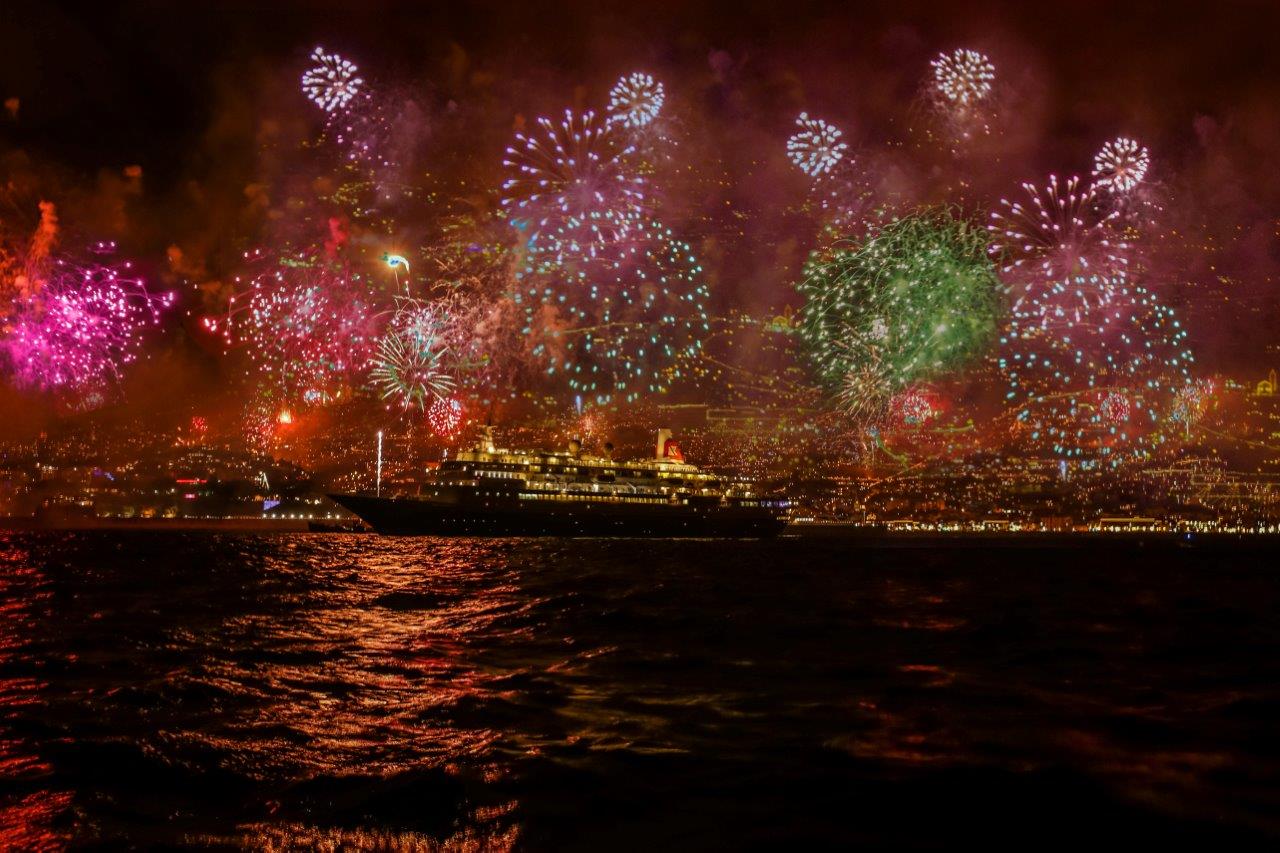 Funchal, Madeira, fireworks 2015