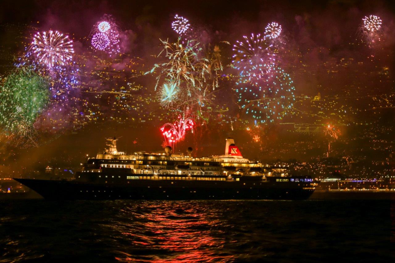 Funchal, Madeira, fireworks 2015