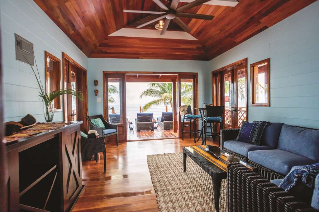 Harvest Caye - Beach Villa Interior