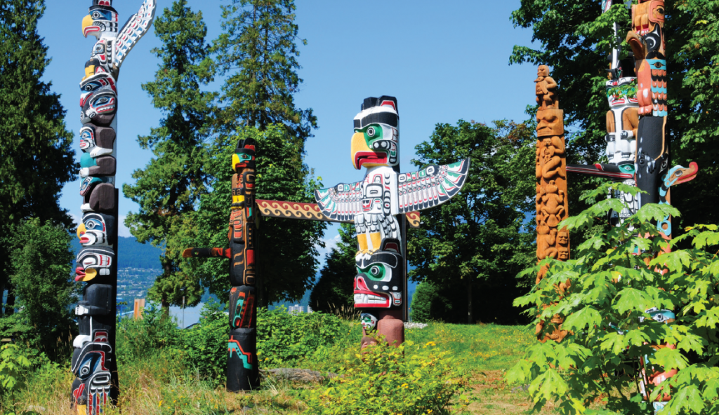 First Nations totems - Vancouver