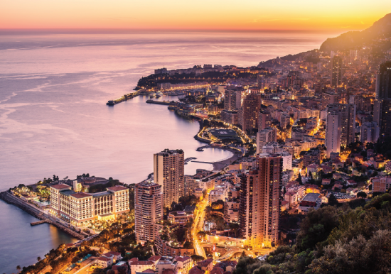 Crystal Cruises 2022: Monaco - at night