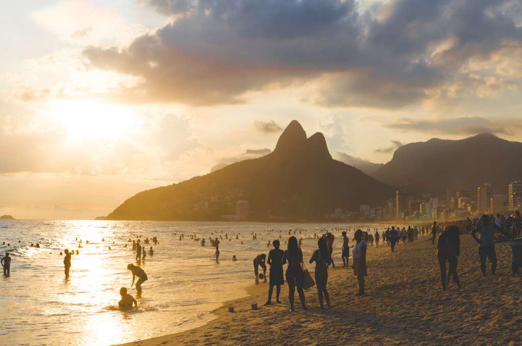 Sunset - Ipanema beach - Brazil